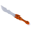 Lightsaber, Tiger-Shaped Handle, Orange Lightsaber, Tiger-Shaped Handle, Orange