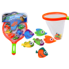 Bath Toys Strainer Catching Set 6 Pieces Fish Bath Toys Strainer Catching Set 6 Pieces Fish