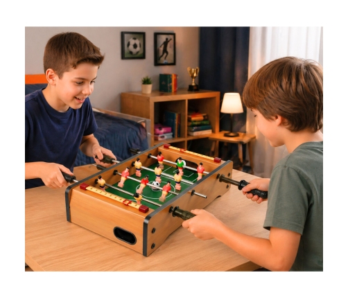 Mini Wooden Table Football 36cm x 21.5cm x 9cm