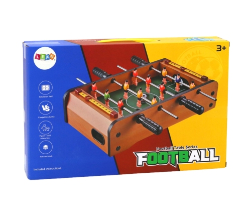 Mini Wooden Table Football 36cm x 21.5cm x 9cm