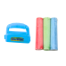 Set of Chalks with Handle Thick Sidewalk Chalk Blue 3 Pcs