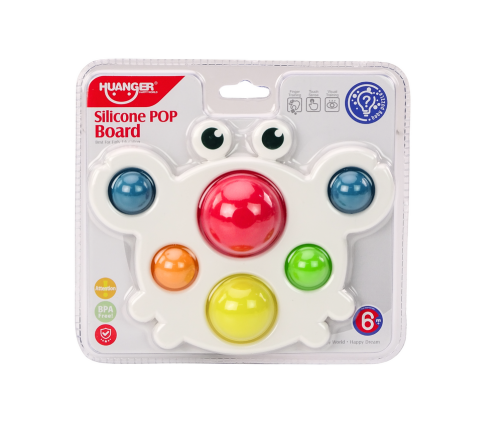Silicone Board Colorful Crab Pop It Educational Sensory