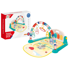 Gymnastics Mat for Babies, Educational Piano, Owl Sounds