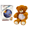 Teddy Bear Sleeping Lights Sounds Night and Day Mode Brown Teddy Bear Sleeping Lights Sounds Night and Day Mode Brown