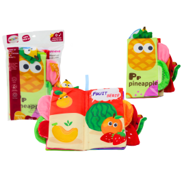 Soft Fruit Book, Crinkle, Squeaky, Colorful For Babies Soft Fruit Book, Crinkle, Squeaky, Colorful For Babies