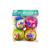 Set of Soft Balls Colorful Educational Rattle Balls 4 pcs.