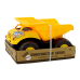 Dump Truck Yellow Construction Vehicle Truck Trailer Large Car