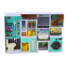 Bathroom Play Set 4in1 Shower Toilet Washing Machine Accessories