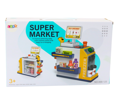 Supermarket Cash Register Scanner Lights and Sounds Set