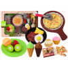 Fast Food Set Fruits Steak Ice Cream Accessories Pizza French fries 26 pcs. Fast Food Set Fruits Steak Ice Cream Accessories Pizza French fries 26 pcs.
