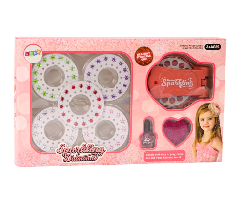 Diamond Glitter Hair Paste Machine Set