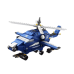 Helicopter Police Helicopter Construction Bricks 6in1 Blue 1000 pieces.