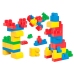 Educational Large Building Blocks in a Bucket Set Pink 160 pcs.
