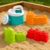 Set of Sand Toys, Grinder, Molds, Castles, Watering Can, Pink