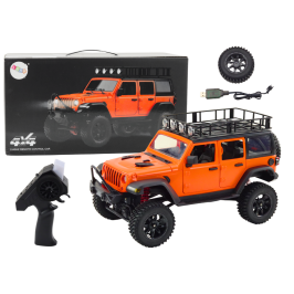 Remote Controlled Off-Road Vehicle RC 2.4G 4x4 Drive Orange Remote Controlled Off-Road Vehicle RC 2.4G 4x4 Drive Orange