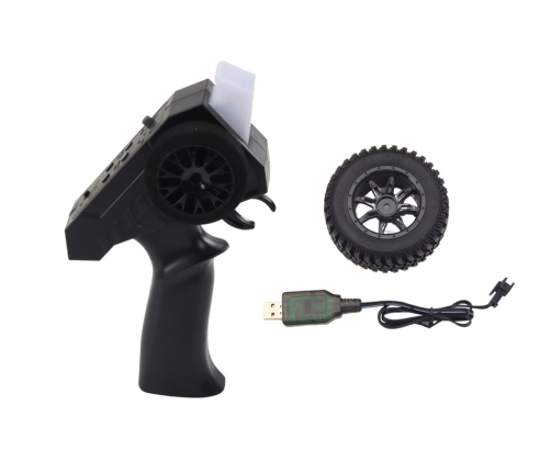 Radiovadāmā mašīna ar pulti Off-Road 4x4 Gray