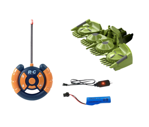 Tālvadības kombains ar piekabi "Agricultural Machine Grain RC" Green