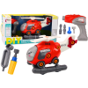 DIY Turning Cartoon Helicopter Red DIY Turning Cartoon Helicopter Red