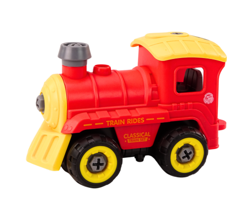 Radiovadāmā mašīna ar pulti Turning Locomotive Red