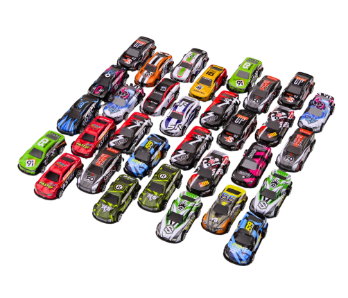 Set of springs for cars, powered cars, colorful, 32 pieces