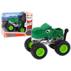 Dinosaur Off-Road Car with Large Rubber Wheels, Green Dinosaur Off-Road Car with Large Rubber Wheels, Green