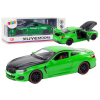 Sports Car Metal Friction Drive Openable Elements 1:24 Green Sports Car Metal Friction Drive Openable Elements 1:24 Green