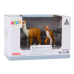 Figurine Adult Llama 8 cm with a young Llama 6 cm Animals of the World