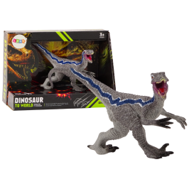 Dinosaur Collectible Figurine Velocitaptor Gray 1El Dinosaur Collectible Figurine Velocitaptor Gray 1El