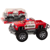 Police Car Pickup Red Off-Road Police Car