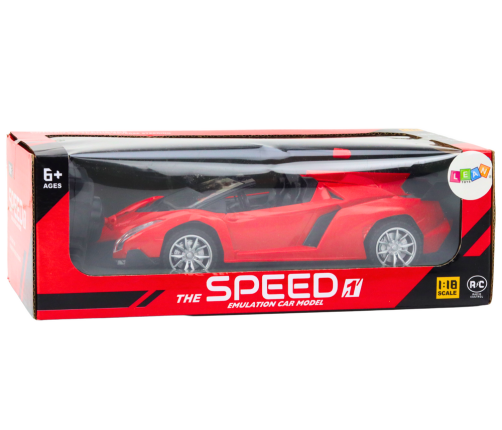 Radiovadāmā mašīna ar pulti Sports Car Auto Red