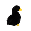 Plush Goose Mascot Black Cuddly Plush Duck 40 cm