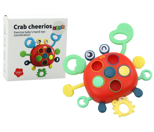 Crab Sensory Interactive Educational Toy For Children Teether