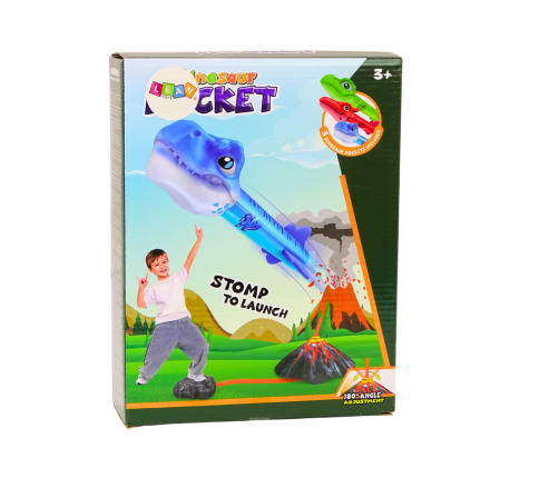 Dinosaurs Volcano Adjustable Rocket Launcher Game Set
