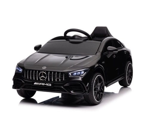 Elektriskā sporta automašīna bērniem Mercedes CLA 45s AMG Black Painted