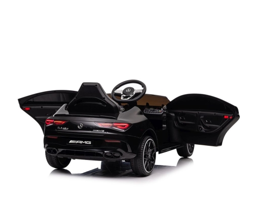 Elektriskā sporta automašīna bērniem Mercedes CLA 45s AMG Black Painted