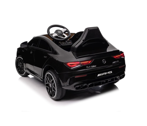 Elektriskā sporta automašīna bērniem Mercedes CLA 45s AMG Black Painted