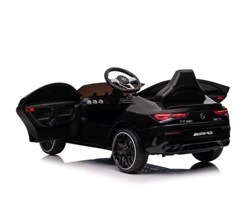 Elektriskā sporta automašīna bērniem Mercedes CLA 45s AMG Black Painted