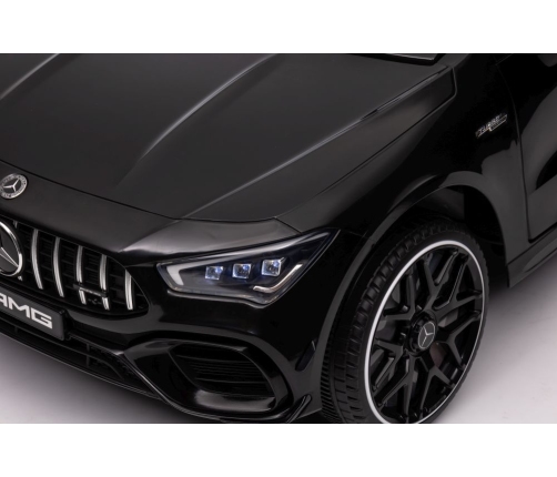 Elektriskā sporta automašīna bērniem Mercedes CLA 45s AMG Black Painted