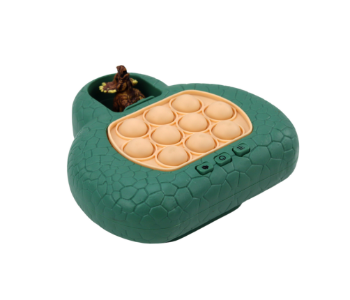 Pop It Dinosaur Arcade Game Console 4 Game Modes Green