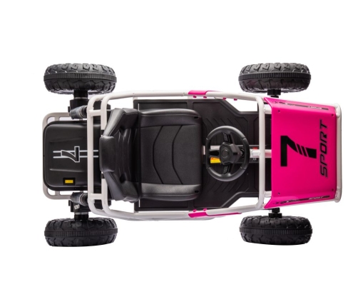 Двухместный детский электромобиль Багги Pink 24V
