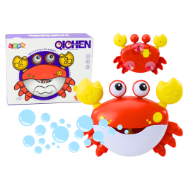 Sarkanā krabja ziepju burbuļu mašīna