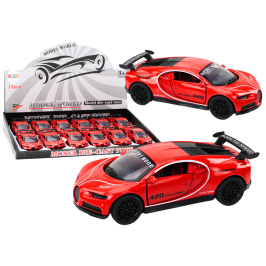 Car Sports Car 1:32 Friction Drive Red Car Sports Car 1:32 Friction Drive Red
