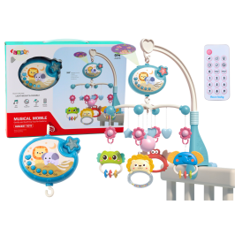 Carousel For Bed Projector Music Box Lamp 400 Lullabies Blue