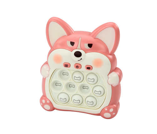 Arcade Game Console Pop-It Fox 7 Game Modes Pink