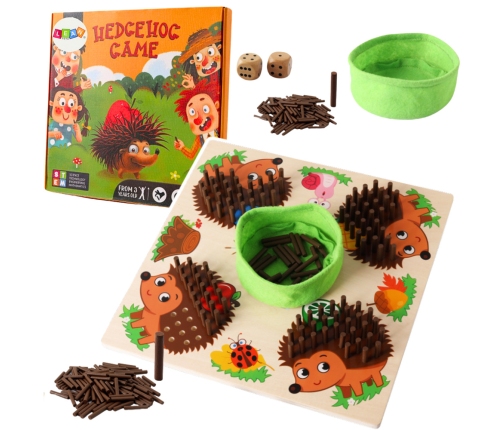 Hedgehog Board Game Logical Learning to Count Wooden