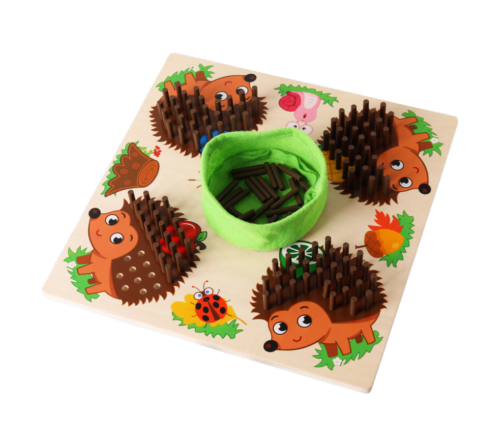 Hedgehog Board Game Logical Learning to Count Wooden