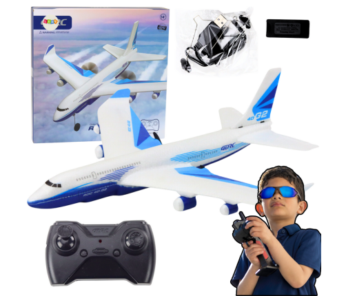 Remote Controlled Airplane R/C 4D-G2 Lights White