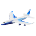 Remote Controlled Airplane R/C 4D-G2 Lights White
