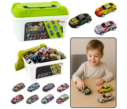 Set of springs in a suitcase, 30 pcs. Cars