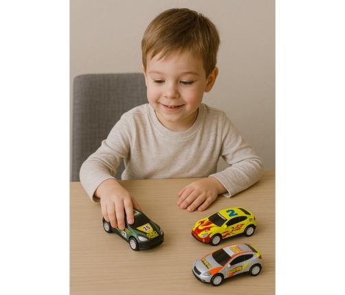 Set of springs in a suitcase, 30 pcs. Cars